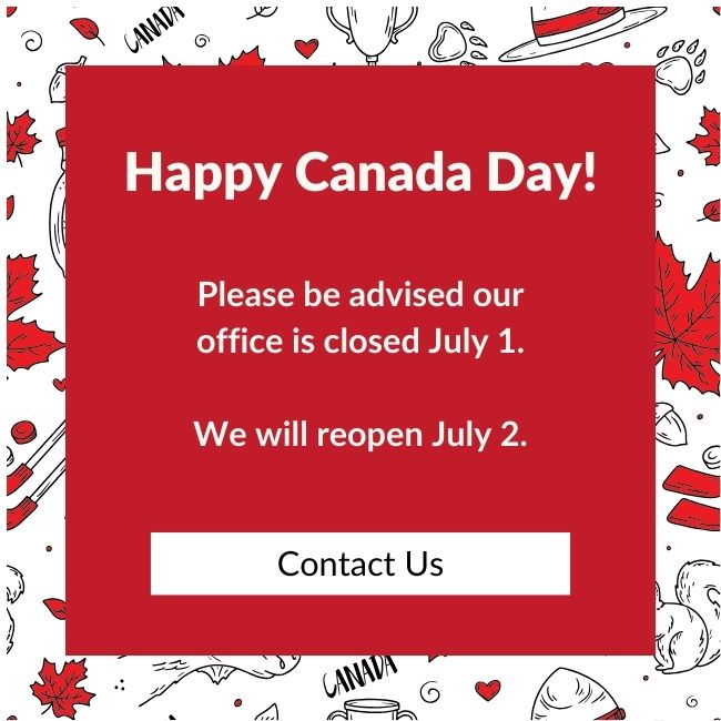 Closed Canada Day